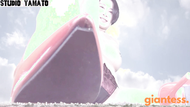 Studio Yamato - Sensual Display: Asian Giantess Reveals Her Ass in Panties