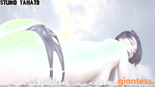 Studio Yamato - Asian Giantess Unveiled: Her Ass in Panties on Display