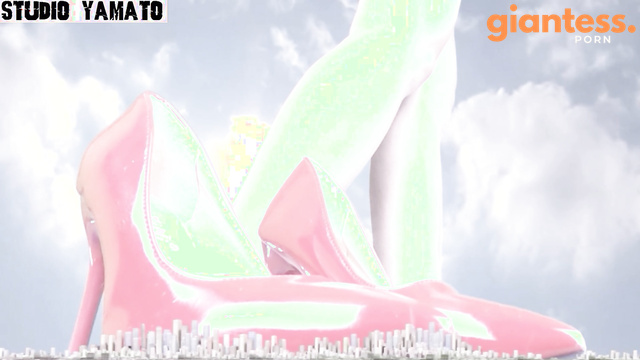 Studio Yamato - The Giantess Asian Reveals Her Beautiful Heels to You