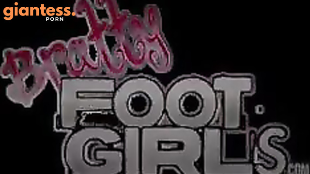 Bratty Foot Girls - My Unaware Giantess Girlfriend Trying Not To Crush Me