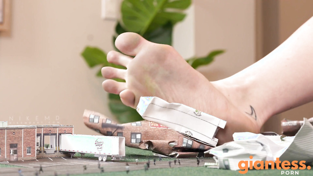 Nikemd  - Crushing Everything: Giantess Stella’s Tiny Town Obsession