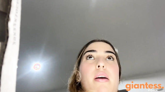 Rise Of The Giantess - Giantess Gabriella Shrinks Her Mom’s Boyfriend and Swallows Him