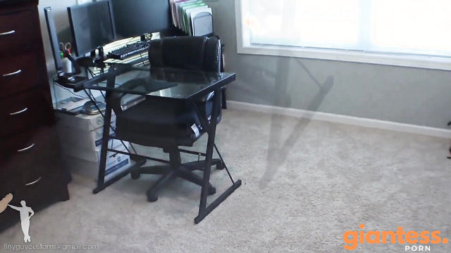Tiny Guy Customs - Under Her Control: Giantess Boss Uses Her Soles And Fingers