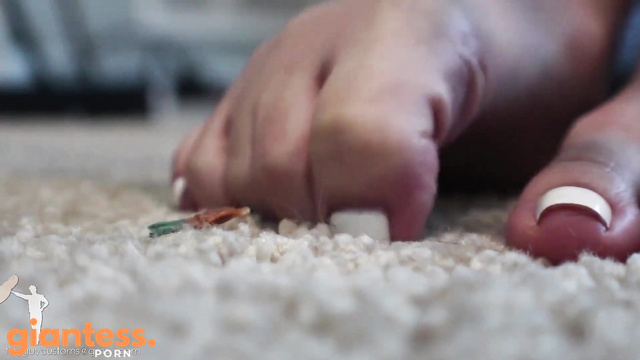 Tiny Guy Customs - Under Her Control: Giantess Boss Uses Her Soles And Fingers