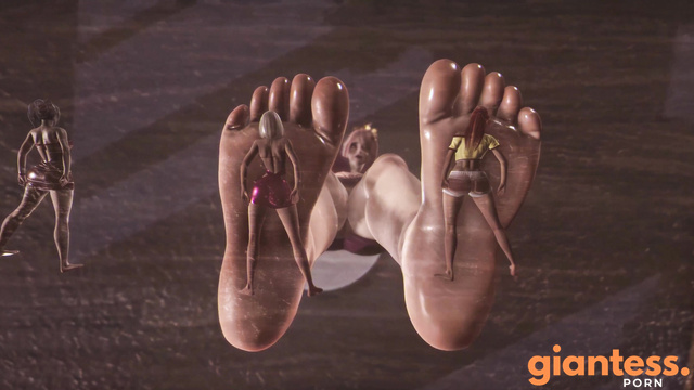 Palaman2122 - Giantess Gaia’s Barefoot Victory Over The Mini People