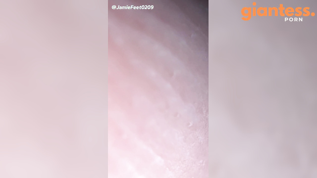 Jamie Feet - When You Little Shit Become Bacteria Size On Giantess Sole