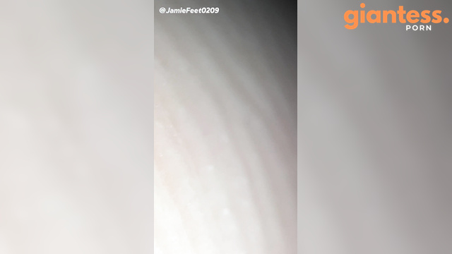 Jamie Feet - When You Little Shit Become Bacteria Size On Giantess Sole
