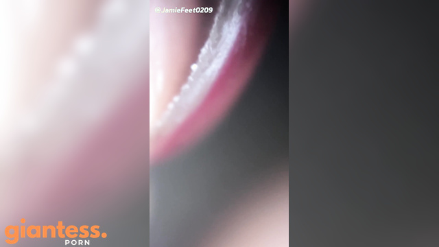Jamie Feet - When You Little Shit Become Bacteria Size On Giantess Sole