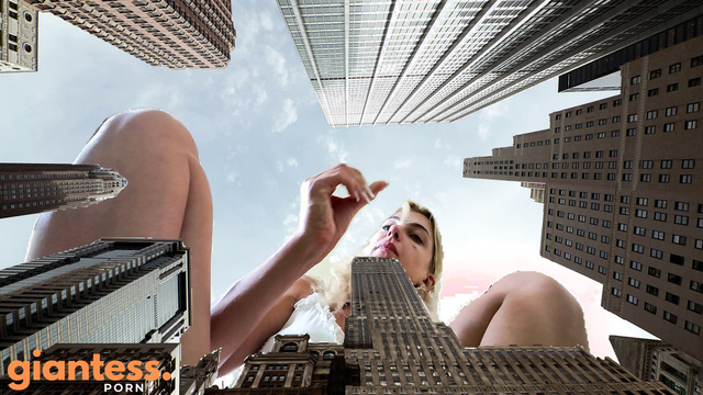 Winzlings VR Shrinking Clips - She Smiles While City Crumble Beneath Her Soles