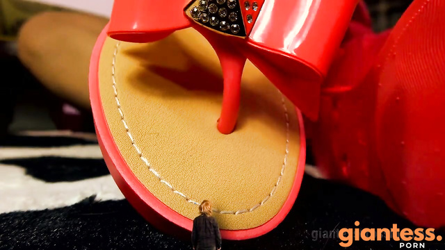 Giantess Loryelle - Giantess Puts on Flip-Flops And Brings Doom to Tinies