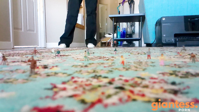 GoddessMayHere - Giantess Shows Off Her New Sneakers Right in Front Of Your Face