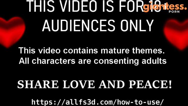 AllFs3D - Giantess Miss Claus’s Wild Christmas: A Show Of Madness