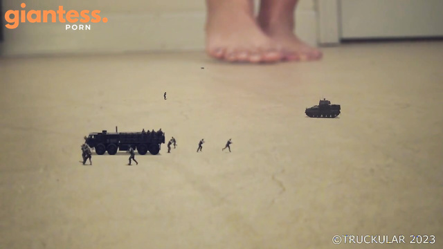 Truckular - Tiny Troops Corner Giantess Jessica in The Kitchen Part 4