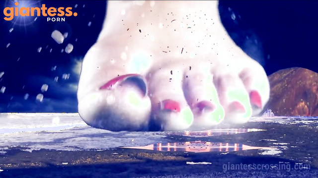 Giantess Loryelle - She's Incoming: Sea Goddess Arrives in The Tiny Town