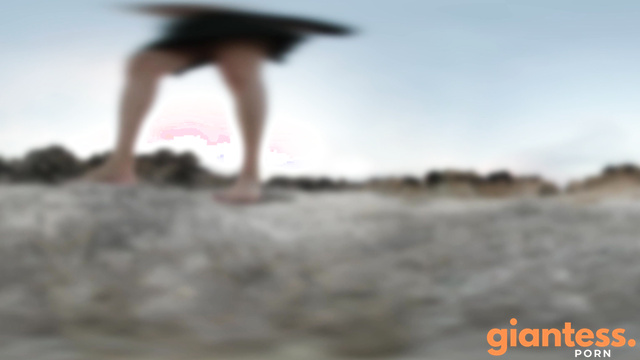 Giantess Loryelle - Waves Brought Me To Her: The Lonely Giantess Island
