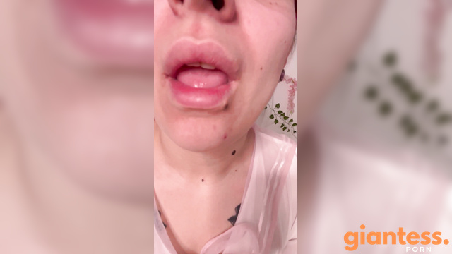 Cutielanalova - Dinner Time: Giantess in Glasses Devours a Small Boy