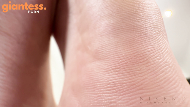 Nikemd - Giantess Husband-Sitter Begging Leave Her Feet Alone