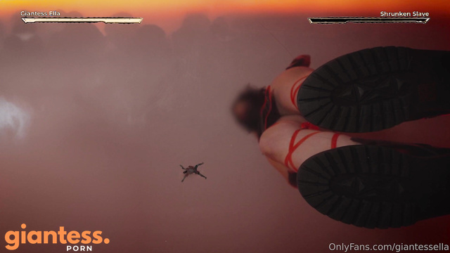 Giantess Ella - First Blood: The Opening Match of Giantess Tournament