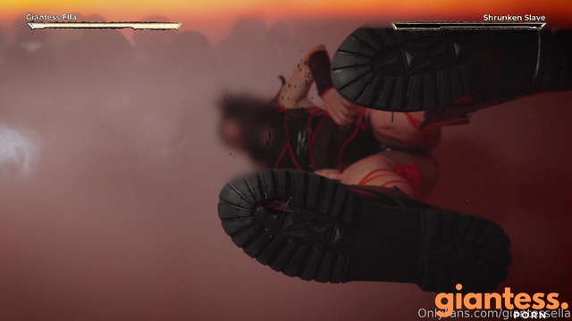 Giantess Ella - First Blood: The Opening Match of Giantess Tournament