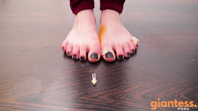 Giantess Ella - Tiny Step Bro Was Crushed Under Sister Big Soles
