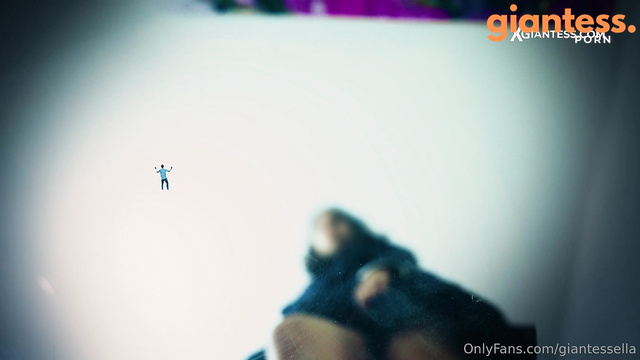 Giantess Ella - Pleasure And Pain Beneath Her Towering Soles Underglass