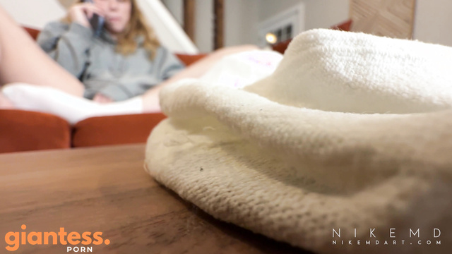 Nikemd - The Surprise Discovery: Stella Finds Husband Hiding in Socks