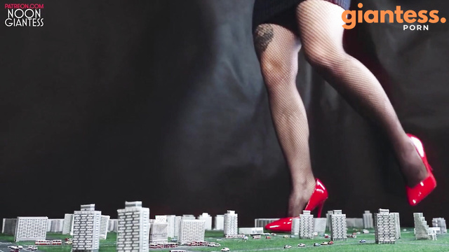 Giantess Noon - Tiny Town Obliteration: Another High Heel Crush Compilation