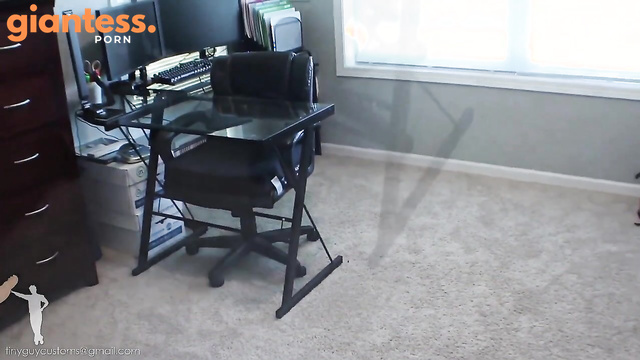 Tiny Guy Customs - Giantess Asian Boss In Office Humiliated Her Tiny Coworker