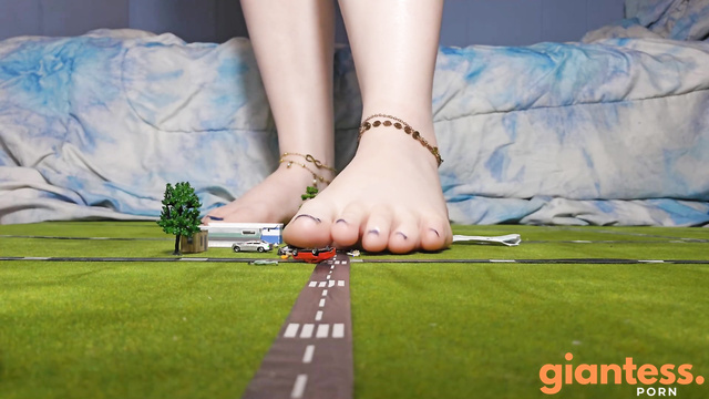 Dawn Breaks in the Giantess’s Park as Inhabitants Face Slow Destruction