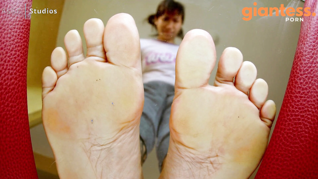 ASGF Studios - Cute Asian Giantess Crushes Micro People Underglass