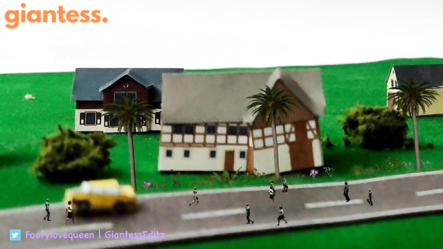 Giantess EditZ - Giantess Footy Queen Destruction Of Tiny Village Part 3
