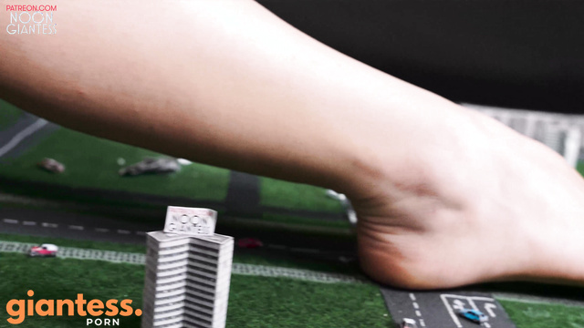 Giantess Noon - No Mercy, No Escape: Just Her Skirt and Their Doom