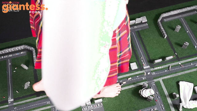 Giantess Noon - No Mercy, No Escape: Just Her Skirt and Their Doom