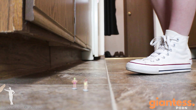 Tiny Guy Customs - Unaware Zaurus: Sneaker Stomps And Cookie Snacking