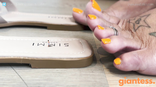 Giantess EditZ - Giantess Jae Unaware Flatmate In Her Slippers Part 1