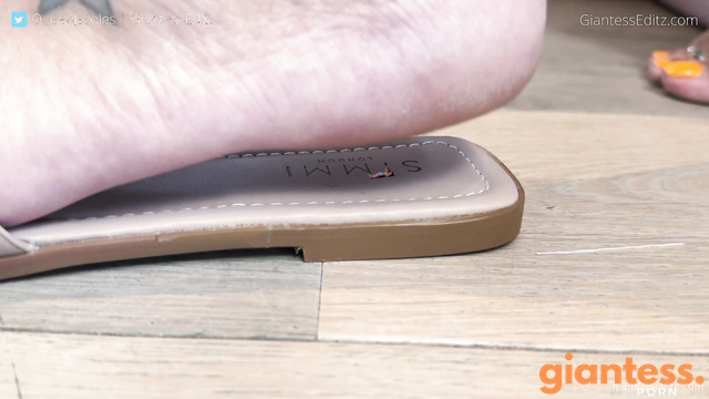 Giantess EditZ - Giantess Jae Unaware Flatmate In Her Slippers Part 1