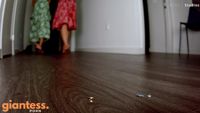 ASGF Studios - Runway Drama With Two Walking Barefoot Giantess