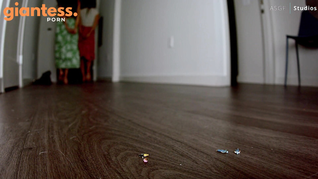 ASGF Studios - Runway Drama With Two Walking Barefoot Giantess