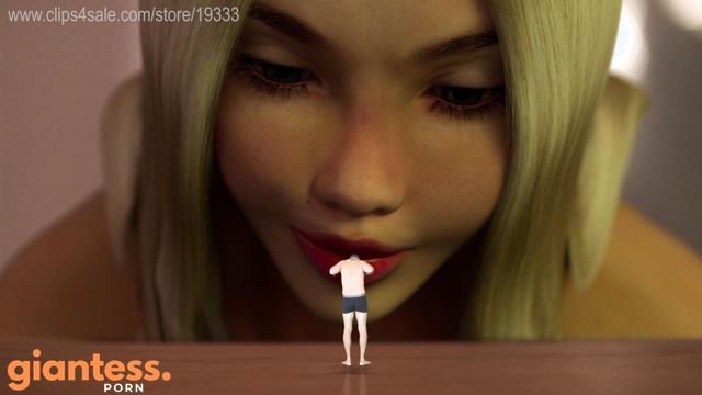 GSFCreator - Animated Giantess Stephanie And Her Personal Foot Licking Slave