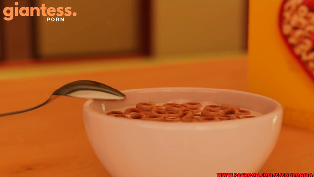 Patreon - Shrunken Girl Was Unaware Eaten With Morning Tasty Snacks