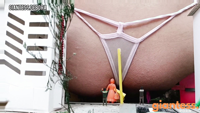 Giantess Debora - Crushing Tiny Town With Toes And Making Tinys Cry