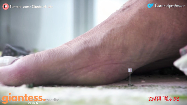 Giantess EditZ - Caramel Professor Tries To Escape Giantess Puja’s City Part 9