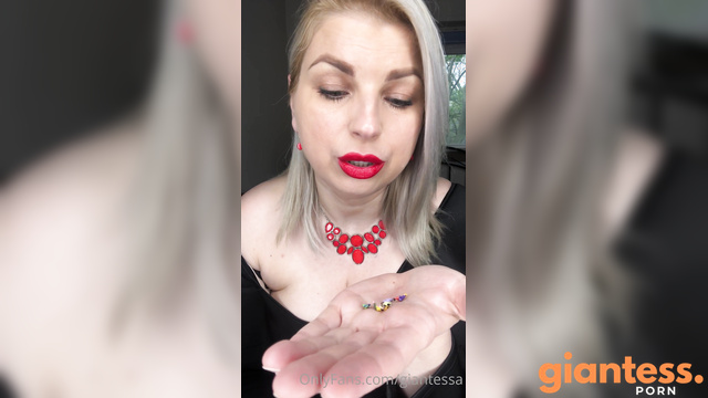 Goddess Tessa - Found And Swallowed: The Latest Batch Of Tiny Victims