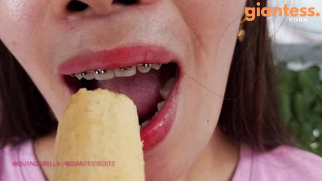 Giantess EditZ - Feeding Time: Giantess Quinn Devours A Thick Banana