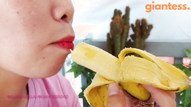 Giantess EditZ - Feeding Time: Giantess Quinn Devours A Thick Banana