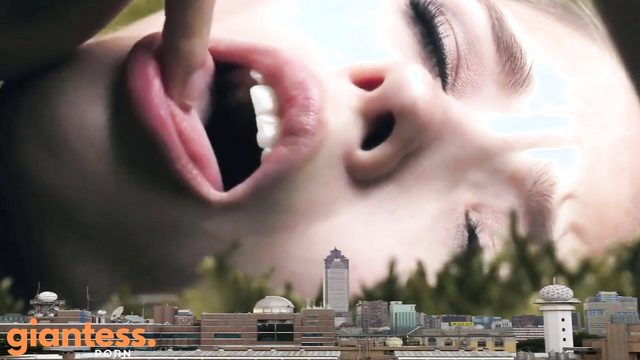 Giantess In Forest Jumping And Rubbing Her Wet Pussy In Front Of City