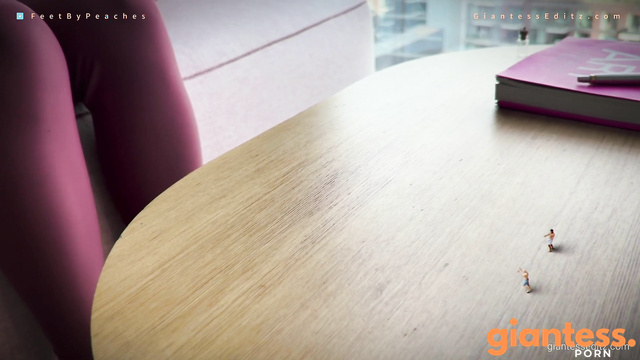 Giantess EditZ - Giantess Peaches Plays With Her Tiny Screaming Pets Part 1