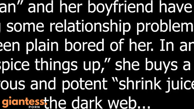 Giantess Ave - Giantess Basta Shrunken Boyfriends Punishment