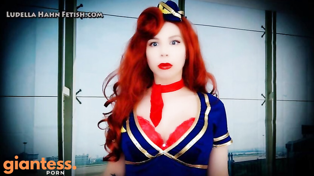 Ludella Hahns Fetish Adventures - Fembot Flight Attendant is on The Fritz Security System