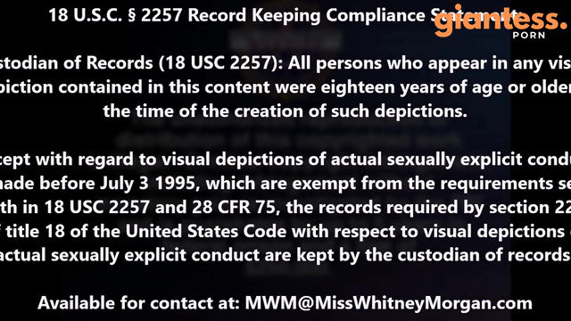 Miss Whitney Morgans Fetish Clips - Stacy Stepmom Became A Giantess